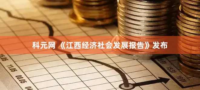 科元网 《江西经济社会发展报告》发布