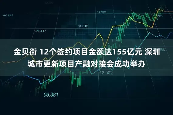 金贝街 12个签约项目金额达155亿元 深圳城市更新项目产融对接会成功举办